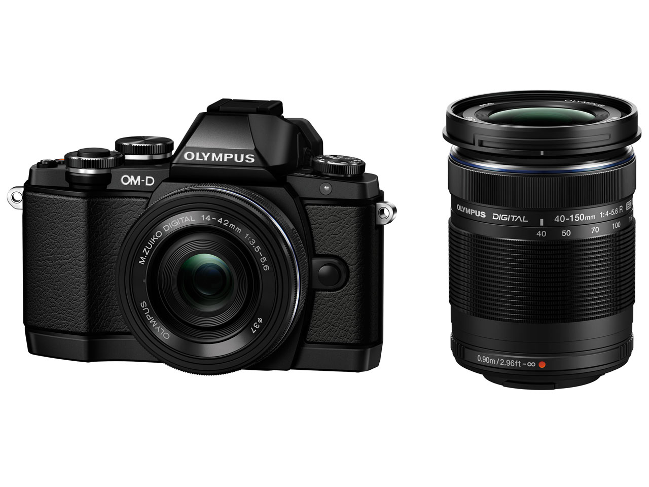 オリンパス OLYMPUS OM-D E-M10 EZダブルズームキット [シルバー