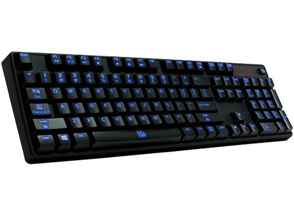 Tt eSPORTS POSEIDON Z Illuminated - Blue Switch Edition KB-PIZ-KLBLUS-01 [BLACK]