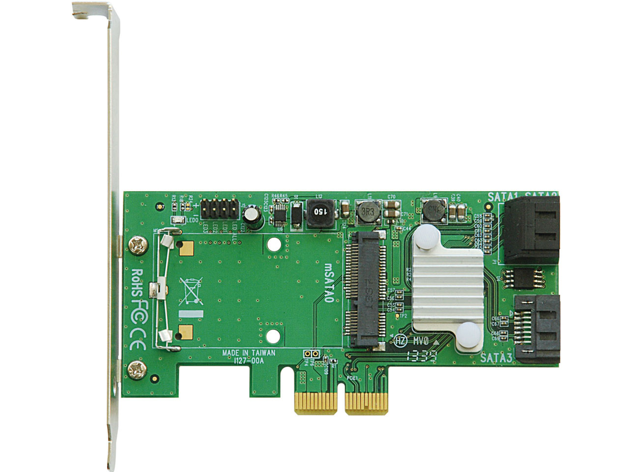 SATA3RI3+mSATA-PCIe [SATA6Gb/s/mSATA] �̐��i�摜