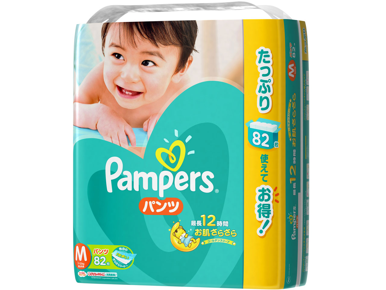 パンパース さらさらケアパンツ Mサイズ 82枚 の製品画像