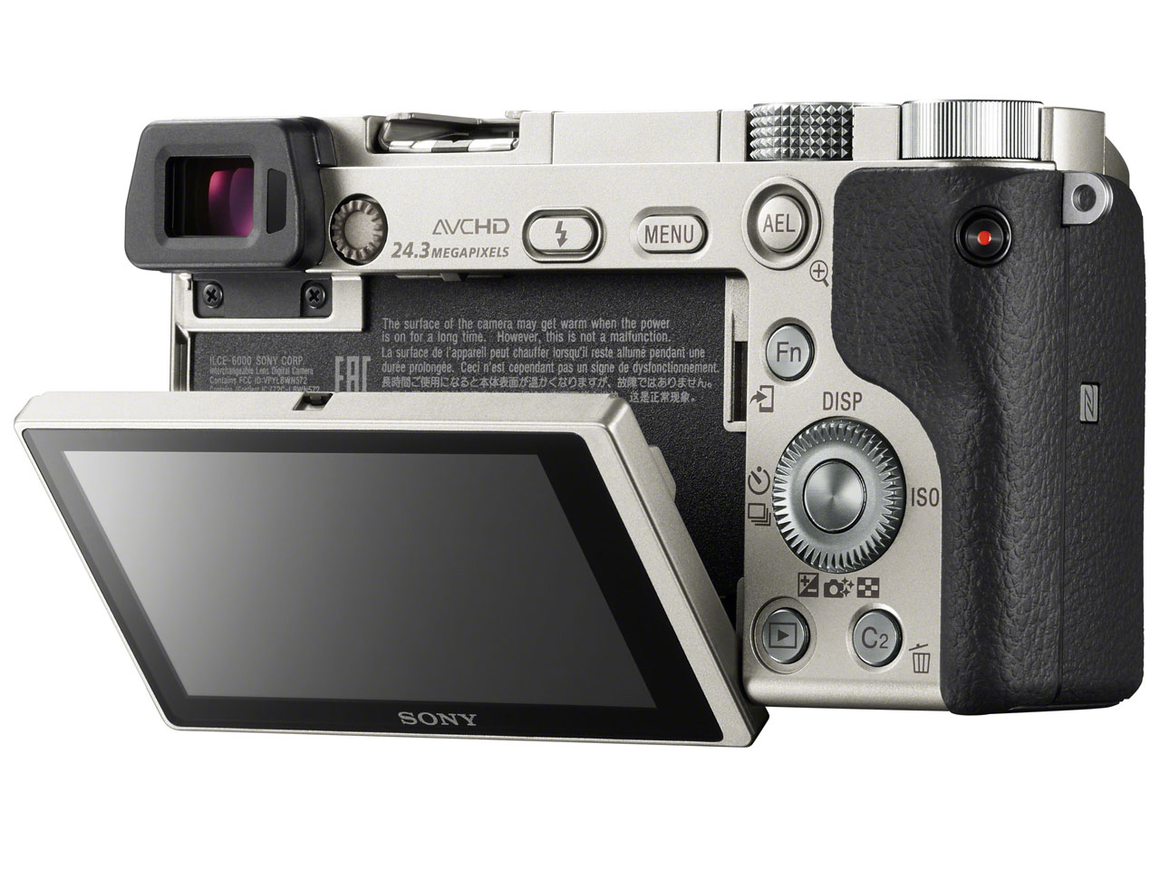 価格 Com 本体 背面 バリアングル1 A6000 Ilce 6000 ボディ シルバー の製品画像