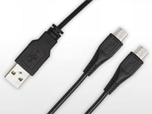 �f���A���`���[�W���O�P�[�u�� 3m(PS4�p) DJ-PS4DC-BK [�u���b�N]