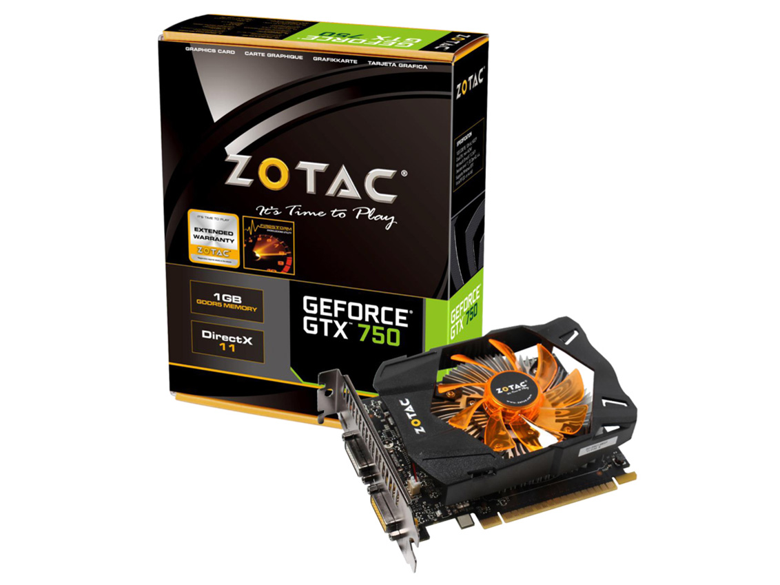 ZOTAC GeForce GTX 750 1GB ZTGTX750-1GD5R01/ZT-70701-10M [PCIExp 1GB] �̐��i�摜