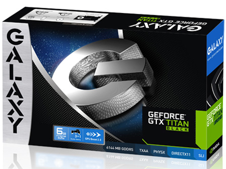 GALAXY GeForce GTX TITAN Black [PCIExp 6GB]