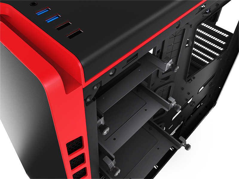 H440 [Matte Black and Gloss Red]