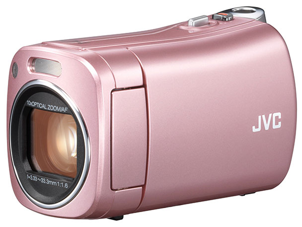 JVC CZ-N5 超小型フルハイビジョン 内臓メモリ32GB カワイイ”と“キレイ”にこだわったママのためのビデオカメラ