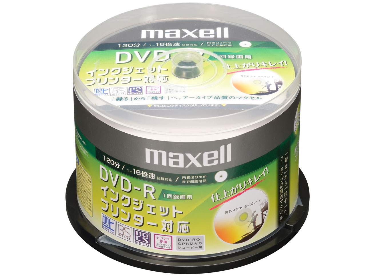 DRD120CPW50SP [DVD-R 16�{�� 50���g] �̐��i�摜