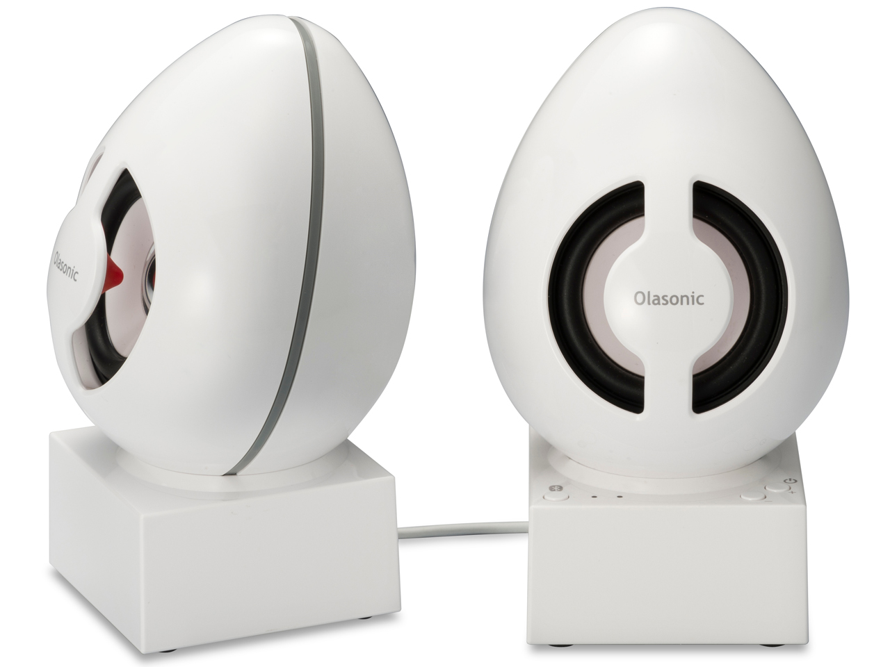 アイボリー 三角形スピーカー 3.5mmジャック アイボリー 三角形スピーカー 3.5mmジャック