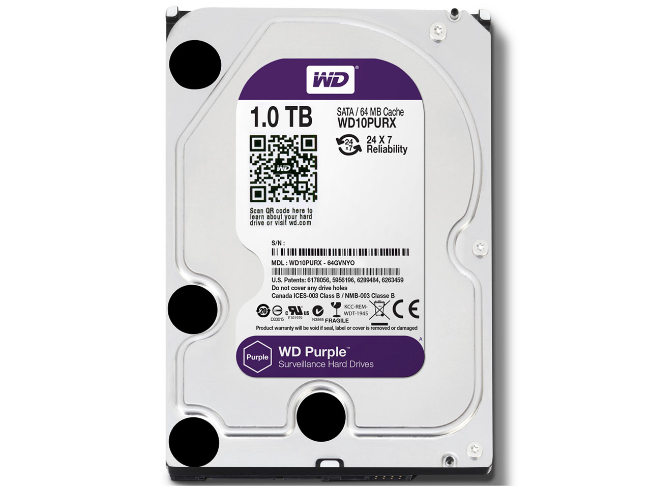 WD10PURX [1TB SATA600] �̐��i�摜