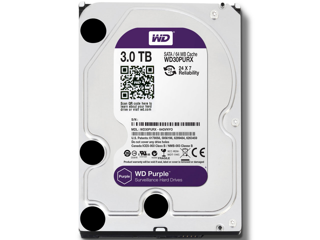 WD30PURX [3TB SATA600] �̐��i�摜