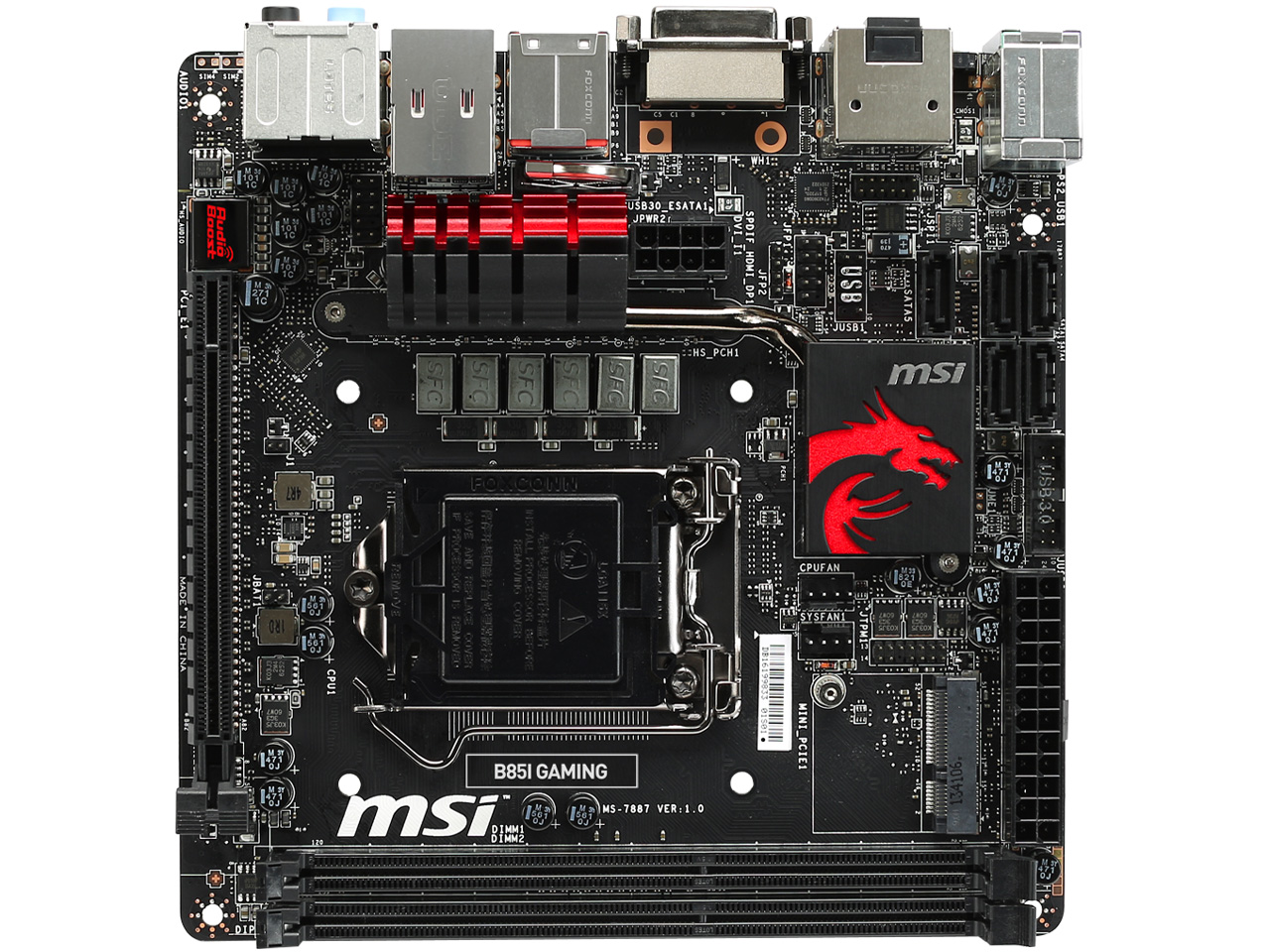 Msi b85i gaming обзор