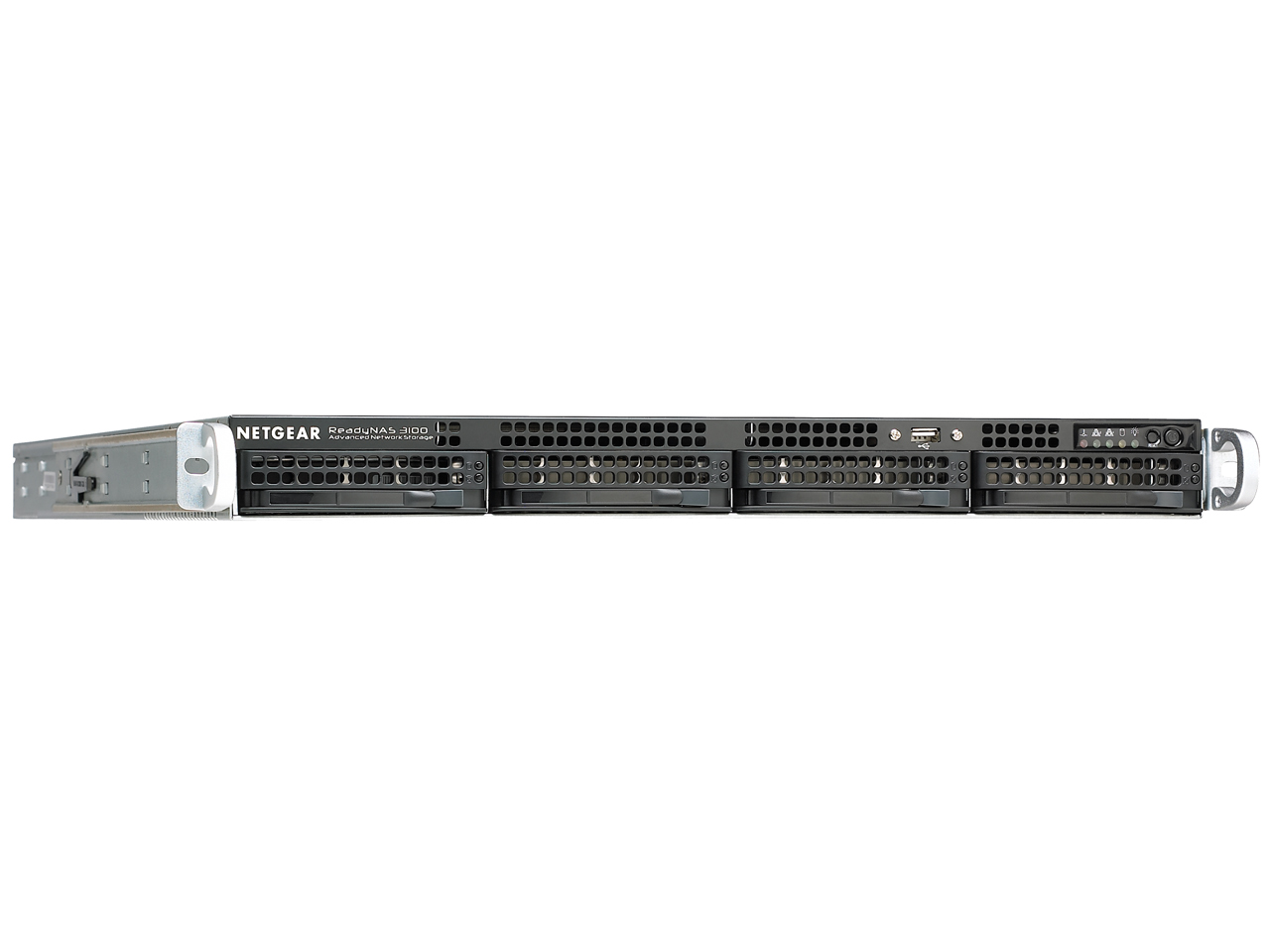 ReadyNAS 3100 iSCSI�Ή� 1U���b�N�}�E���g�^�l�b�g���[�N�X�g���[�W 12TB RNRP4430-100AJS �̐��i�摜