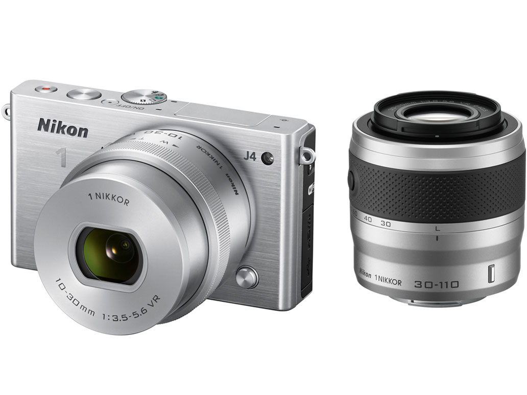 Nikon 1 J4 ミラーレスカメラ ダブルズームキット ニコン Nikon 1 J4 ダブルズームキット [ホワイト] 価格比較