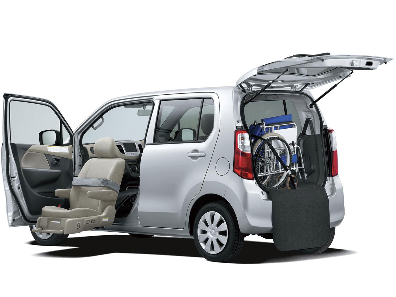 スズキ ワゴンR 福祉車両 2012年モデル 昇降シート車の価格・性能・装備・オプション（2014年8月25日発売）