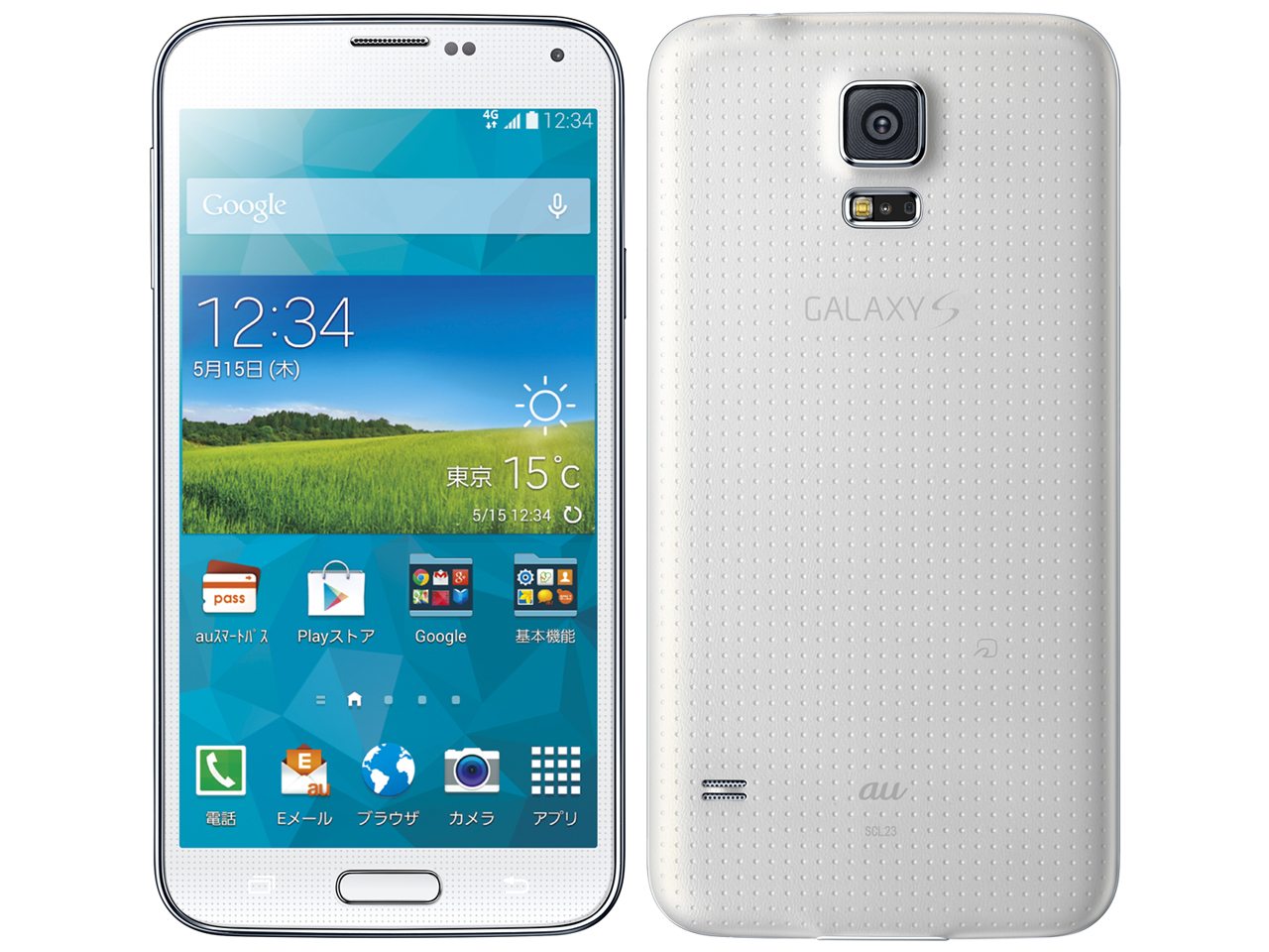 GALAXY S5 SCL23 au [�V�}���[�z���C�g] �̐��i�摜