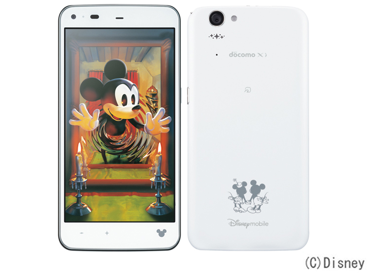 シャープ Disney Mobile On Docomo Sh 05f Silky White 価格比較 価格 Com