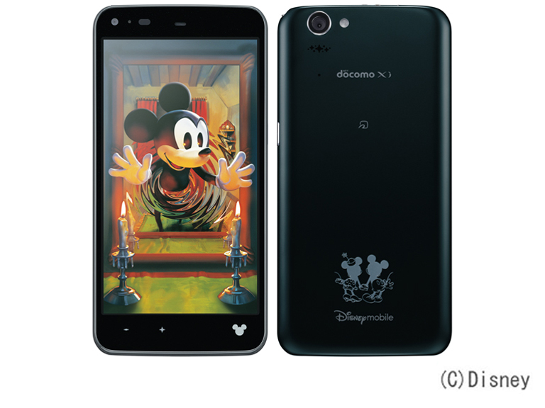 Disney Mobile on SH05F [Silky Black] の製品画像