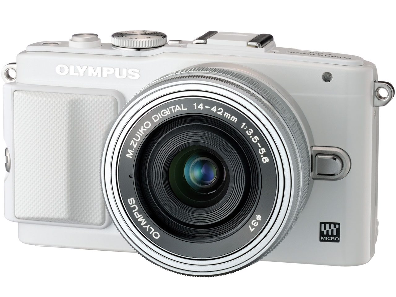価格.com - OLYMPUS PEN Lite E-PL6 14-42mm EZ レンズキット [ホワイト] の製品画像