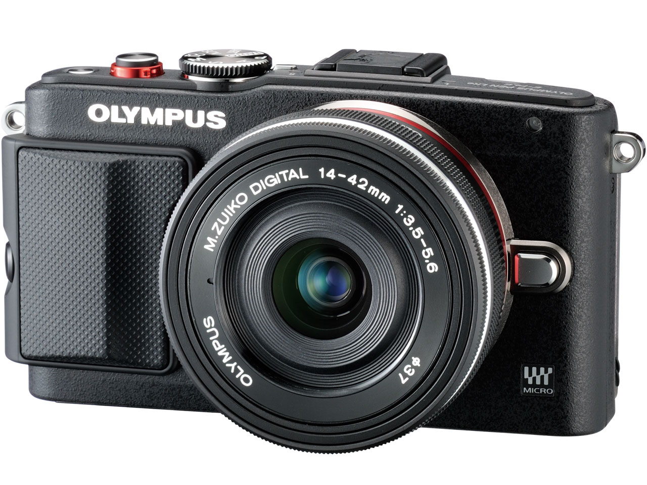 価格.com - OLYMPUS PEN Lite E-PL6 14-42mm EZ レンズキット [ブラック] の製品画像