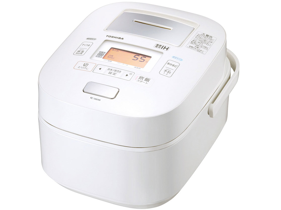 東芝 真空圧力IH保温釜 RC-10VXH(W) [パールホワイト] 価格比較