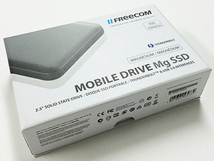 Mobile Drive Mg SSD Thunderbolt+USB3.0 256GB 37042 [�V���o�[]