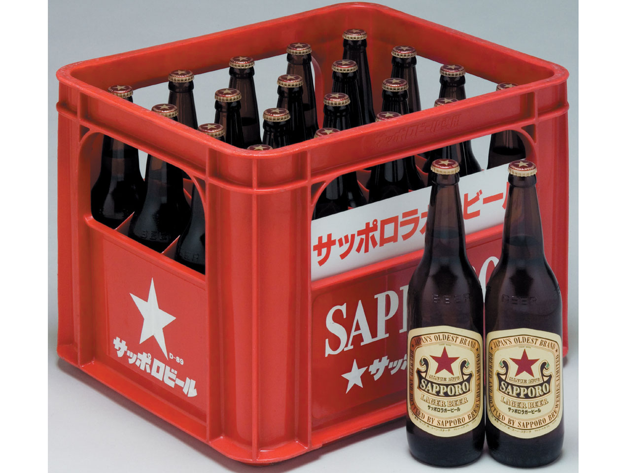 SALE開催中 サッポロビール大瓶 ケース コンテナ 1個美品 送料無料です