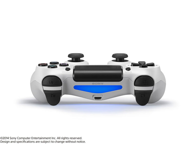 ���C�����X�R���g���[���[(DUALSHOCK 4) CUH-ZCT1J 03 [�O���C�V���[�E�z���C�g]