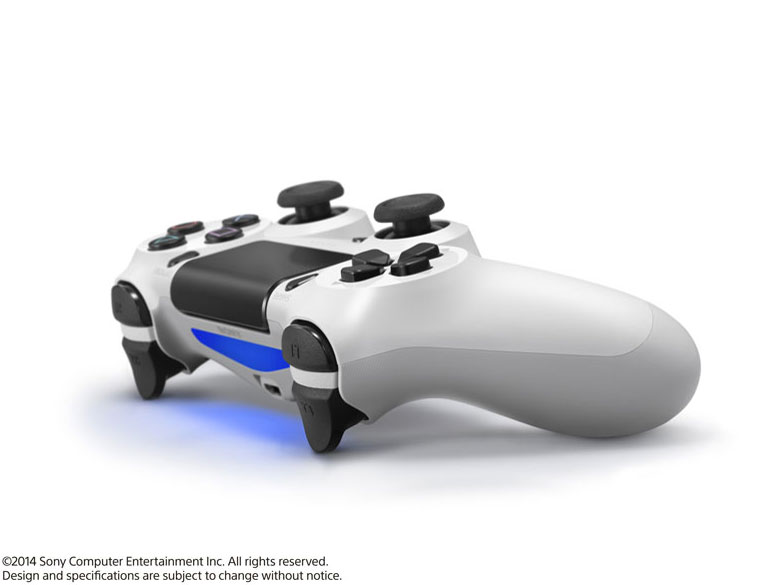���C�����X�R���g���[���[(DUALSHOCK 4) CUH-ZCT1J 03 [�O���C�V���[�E�z���C�g]