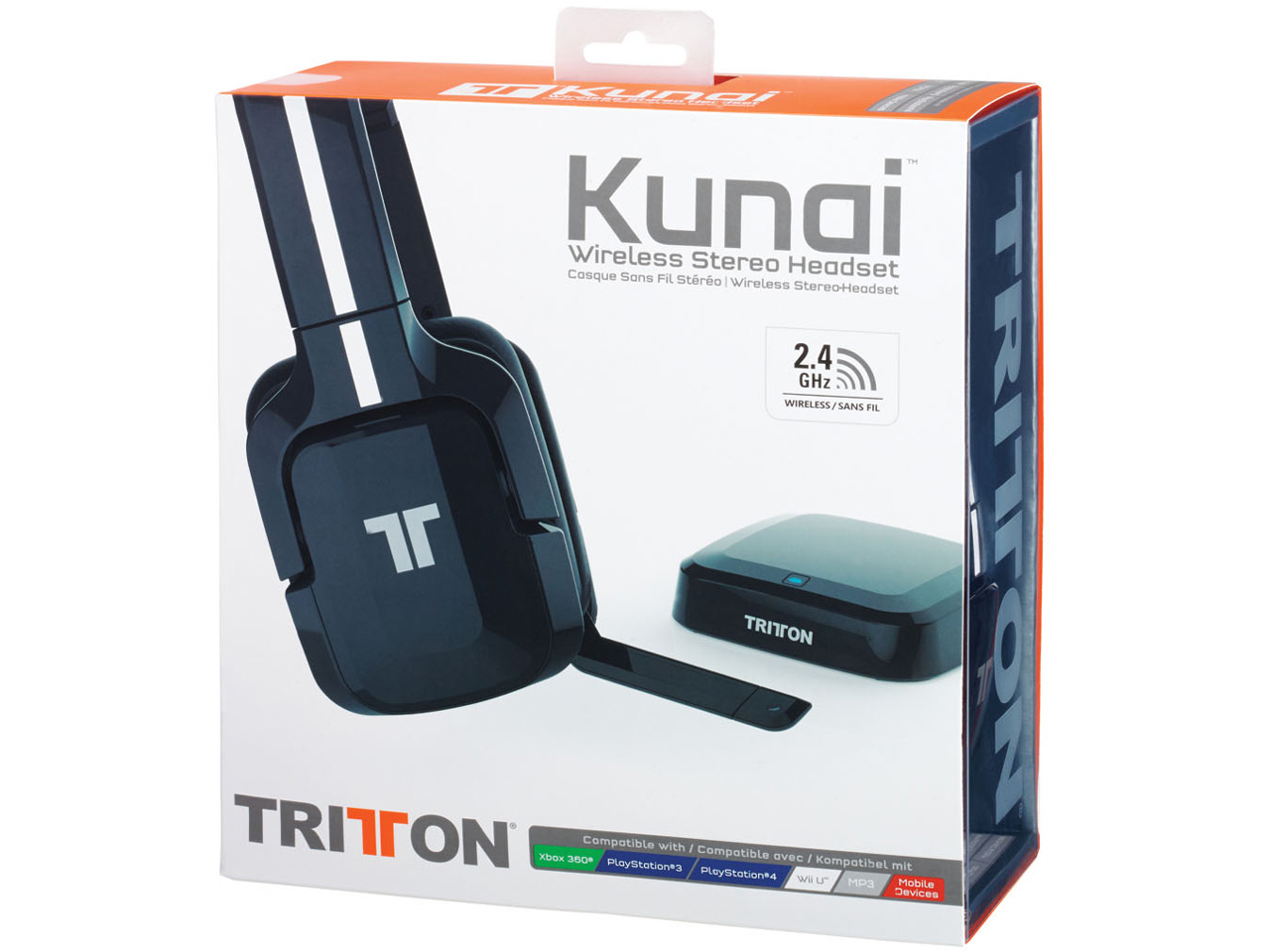TRITTON Kunai Wireless Stereo Headset MC-KUN-WHS-BK-GAME [�u���b�N]