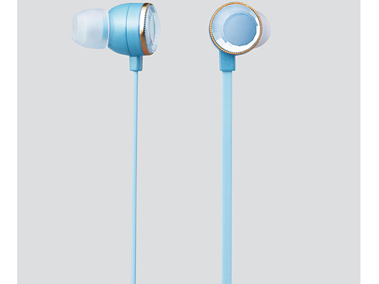 ELECOM ステレオヘッドホン カナルタイプ  “EAR DROPS Jewel&quot; スイートピンク EHP-CAG3520PNL d2ldlup ステレオヘッドホン - EHP-CAG3520BK