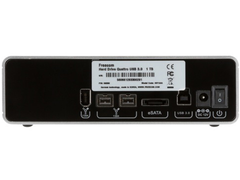 HARD DRIVE QUATTRO 3.0 4TB 37124 [�V���o�[/�u���b�N]