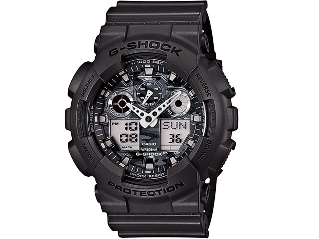 G-SHOCK �J���t���[�W���_�C�A���V���[�Y GA-100CF-8ADR [�C�O���f��] �̐��i�摜