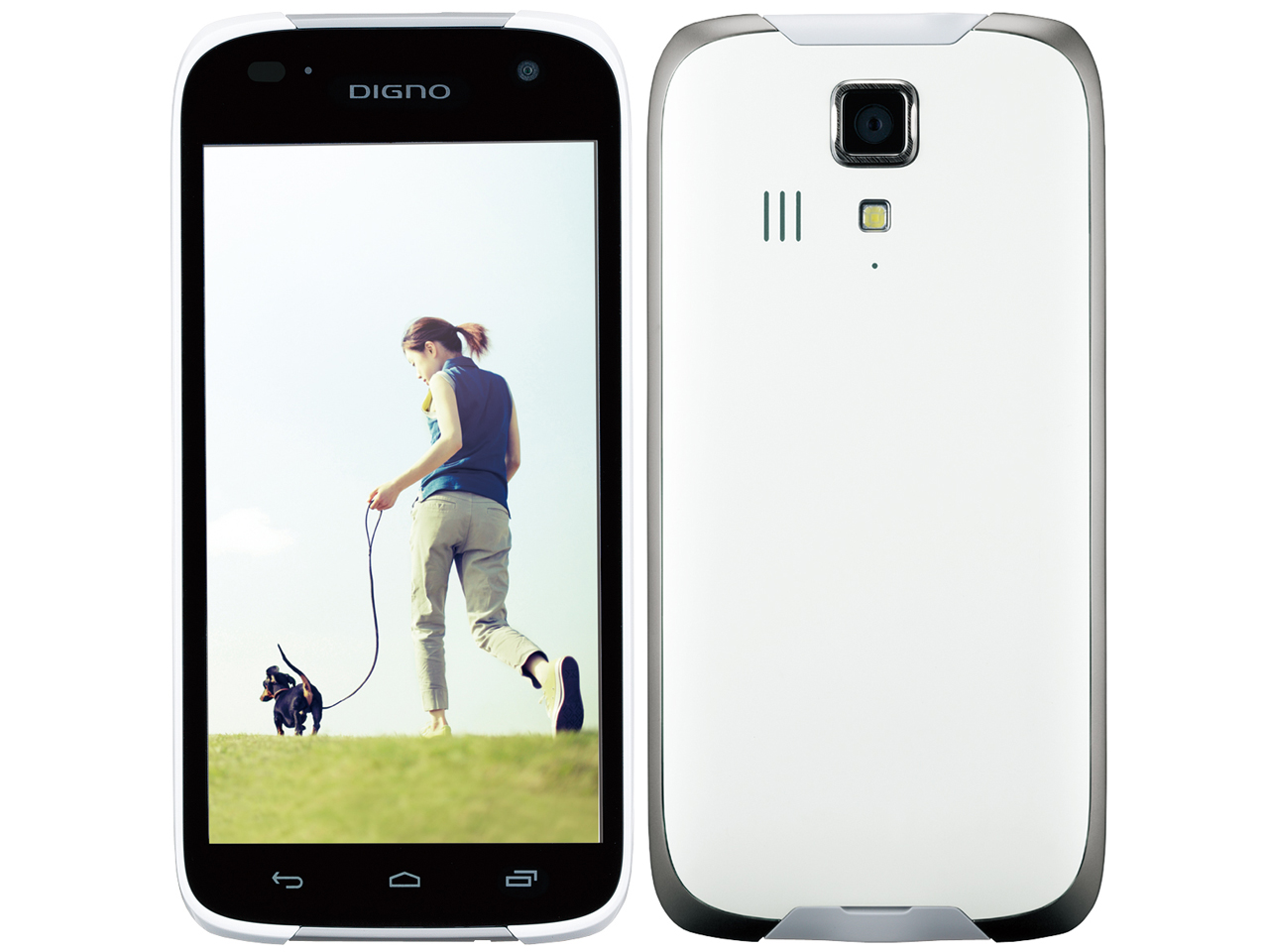 DIGNO T 302KC ���C���o�C�� [�z���C�g] �̐��i�摜