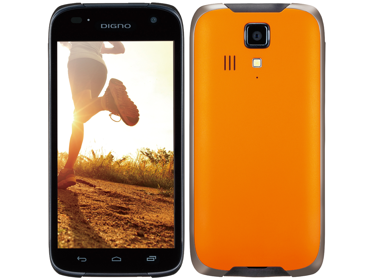 DIGNO T 302KC ���C���o�C�� [�I�����W] �̐��i�摜