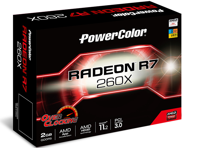 PowerColor R7 260X 2GB GDDR5 V2 OC AXR7 260X 2GBD5-DHEV2/OC [PCIExp 2GB]