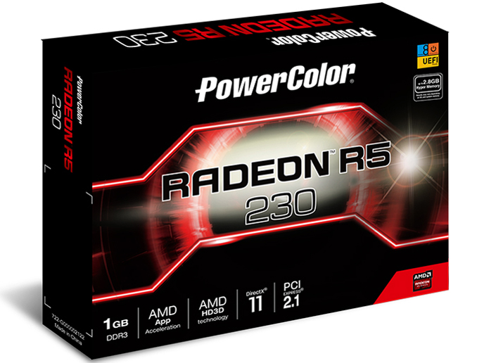 R5 230 1GB DDR3 HDMI (UEFI Ready) AXR5 230 1GBK3-HE [PCIExp 1GB]