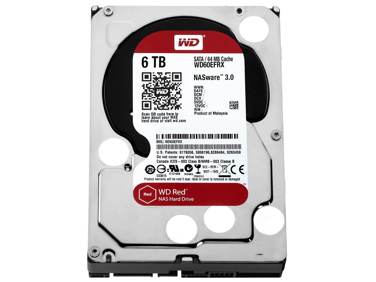 WD60EFRX [6TB SATA600 5400] �̐��i�摜
