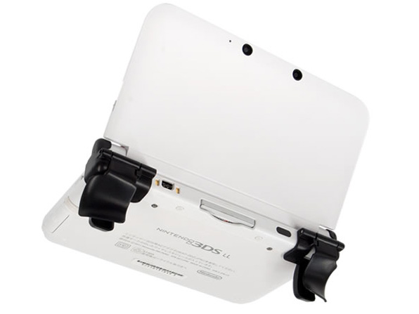 CYBER�ELR�{�^���g���A�^�b�`�����g(3DS LL�p) CY-3DLLREXAT-BK �̐��i�摜