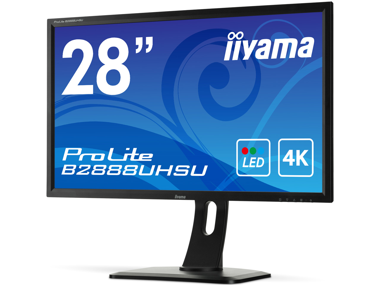 ポケットいっぱい iiyama ProLite B2888UHSU (マーベルブラック) 4K