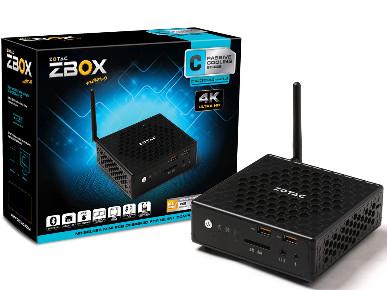 ZOTAC ZBOX CI520 nano Win8.1 with bing ZBOX-CI520NANO-J-W2
