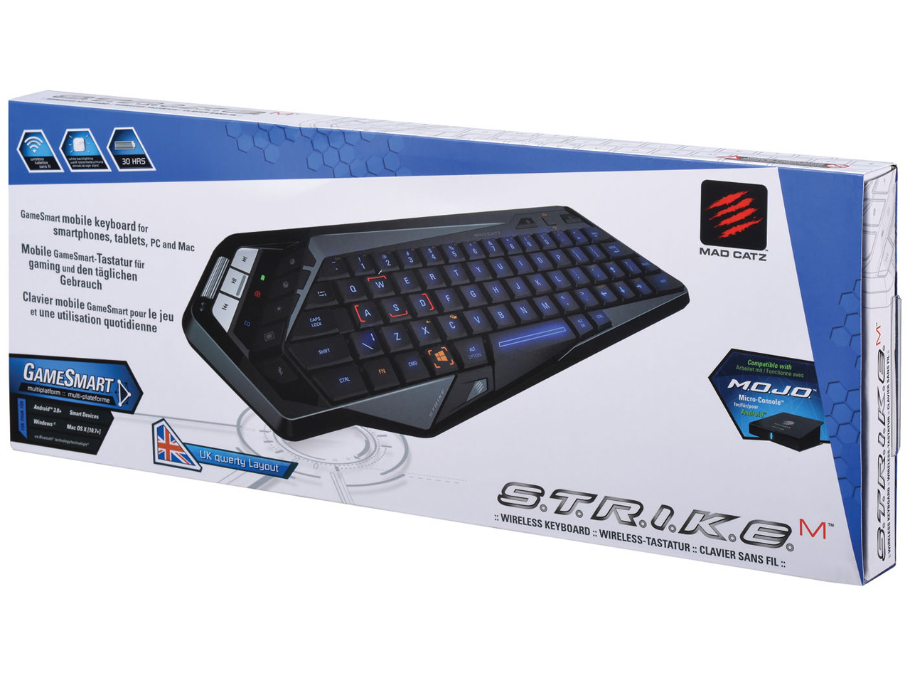 S.T.R.I.K.E.M Wireless Keyboard Black MC-STRIKEM-BK-PC [�u���b�N]