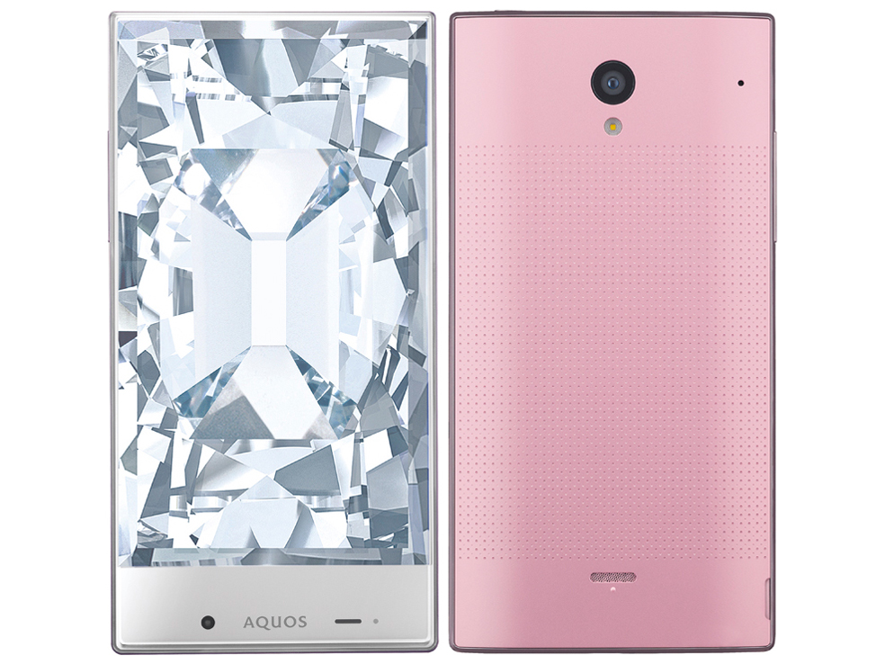 AQUOS CRYSTAL SoftBank [�s���N] �̐��i�摜