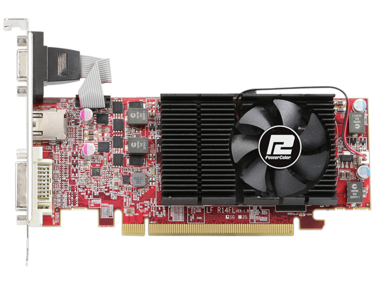 PowerColor R7 250 1GB GDDR5 LP AXR7 250 1GBD5-HLE [PCIExp 1GB]