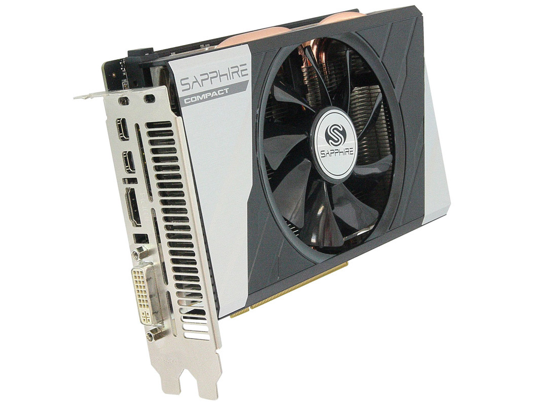 SAPPHIRE R9 285 2G GDDR5 PCI-E HDMI/DVI-I/DUAL MINI DP ITX COMPACT OC [PCIExp 2GB]