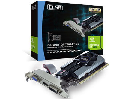 ELSA GeForce GT 730 LP 1GB GD730-1GERL [PCIExp 1GB] �̐��i�摜
