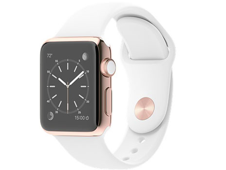 Apple Watch Edition 38mm MJ8P2J/A [18K���[�Y�S�[���h�P�[�X/�z���C�g�X�|�[�c�o���h] �̐��i�摜