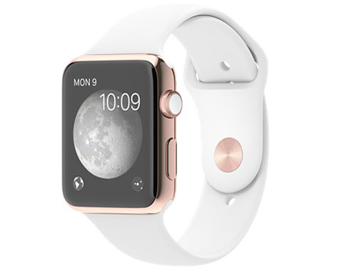 Apple Watch Edition 42mm MJ4A2J/A [18K���[�Y�S�[���h�P�[�X/�z���C�g�X�|�[�c�o���h] �̐��i�摜