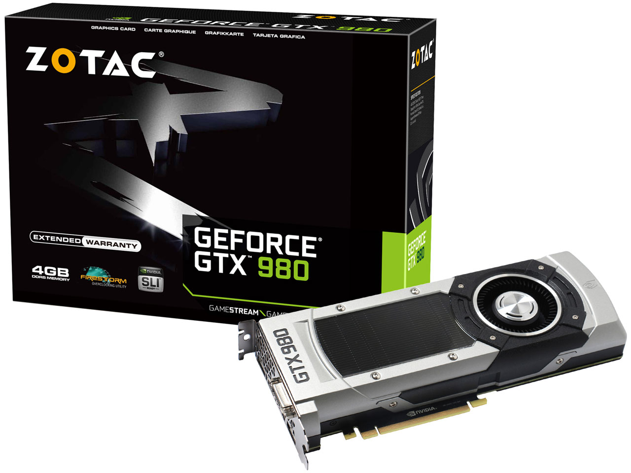 ZOTAC GeForce GTX 980 ZT-90201-10P [PCIExp 4GB] �̐��i�摜