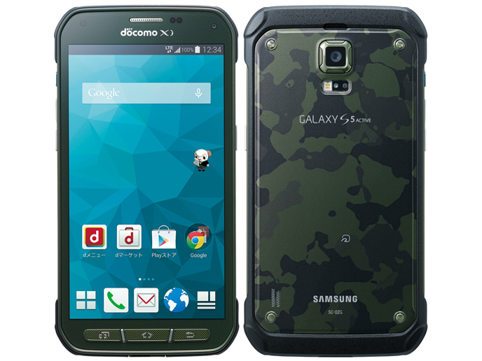 GALAXY S5 ACTIVE SC-02G docomo [Camo Green] �̐��i�摜