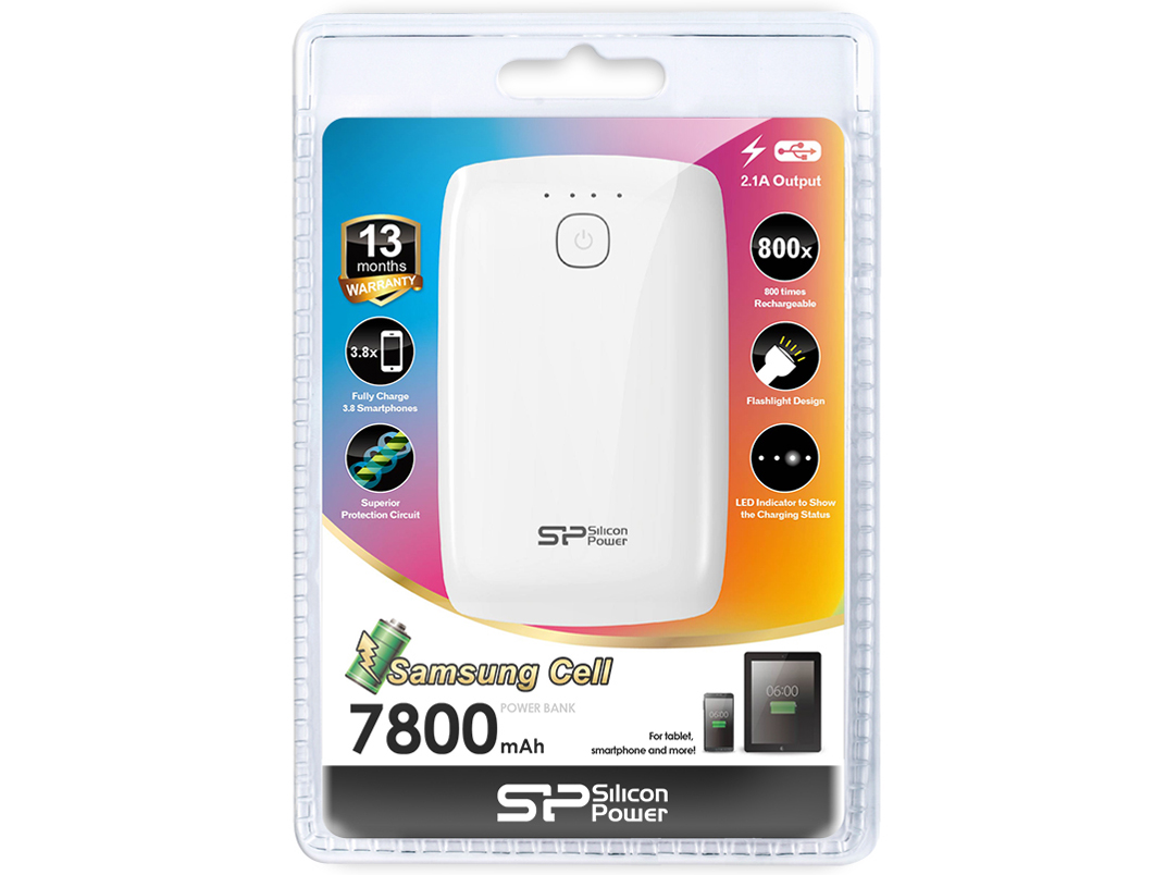 Power Bank P81 SP7K8MAPBKP81C1W [�z���C�g]